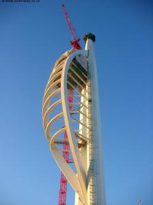 The Spinnacker Tower nears completion