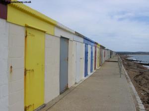 Beach huts at Milford-on-Sea